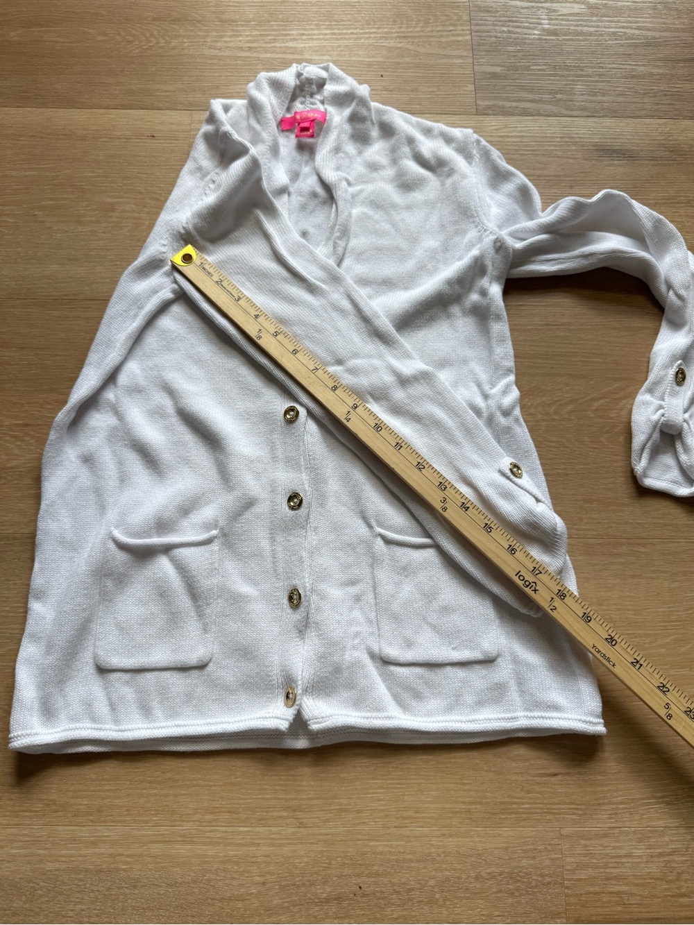 Lilly Pulitzer White Button-Up Cardigan - Picture 7 of 8